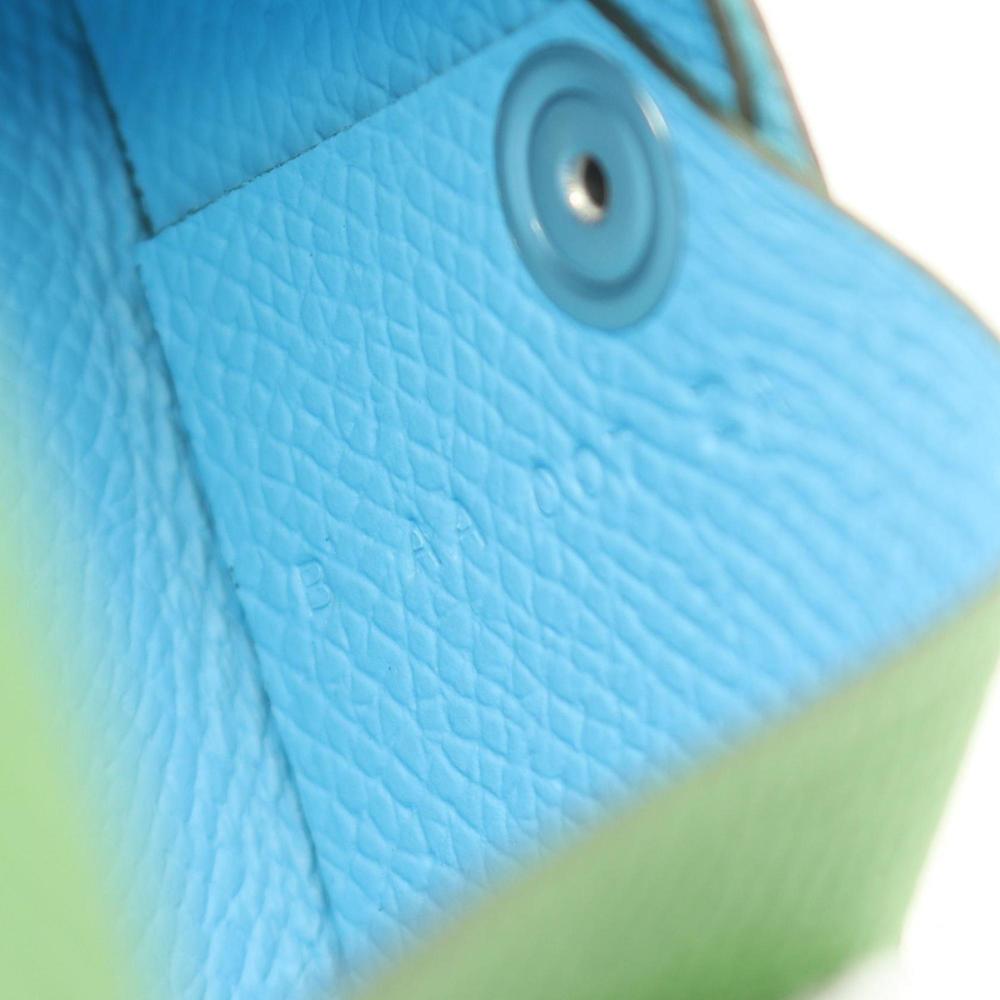 HERMES Green Leather Wallet - Picture 6 of 7